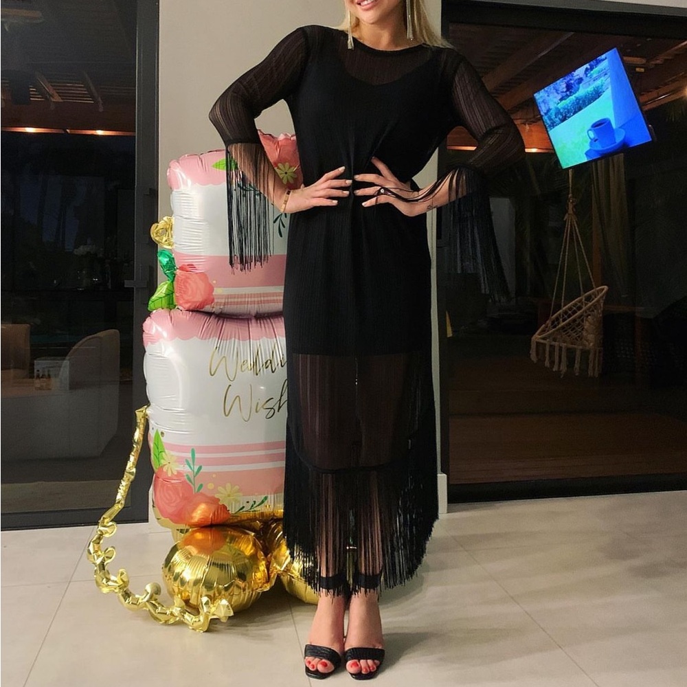 Zara black dress